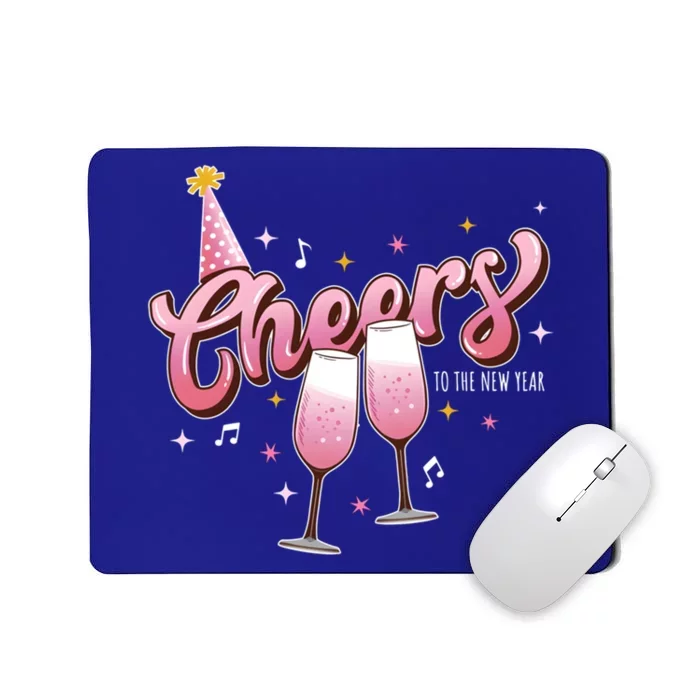 Cheers To The New Year 2024 Cool Gift Mousepad