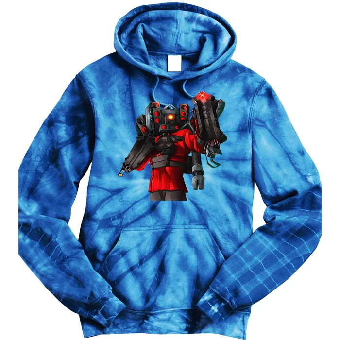 Cameraman Toilet Tvman Speakerman Birthday Tie Dye Hoodie