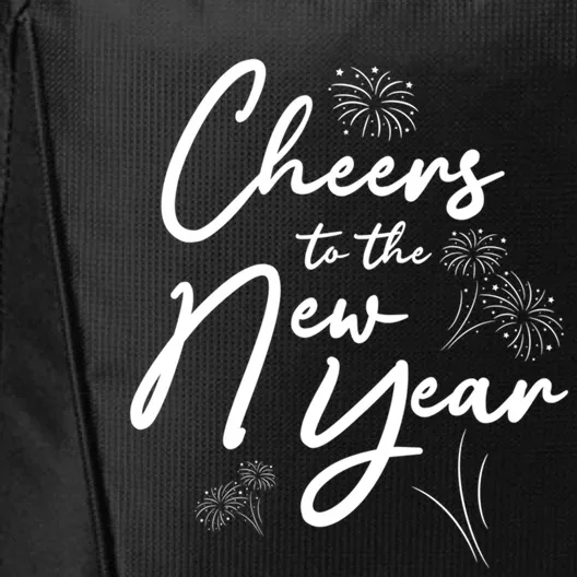 Cheers To The New Year New Years Meaningful Gift City Backpack