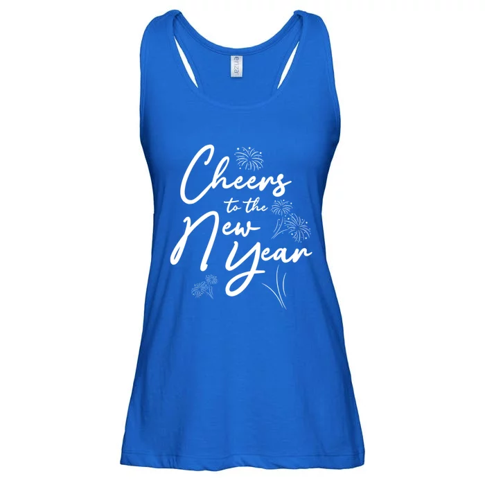 Cheers To The New Year New Years Meaningful Gift Ladies Essential Flowy Tank