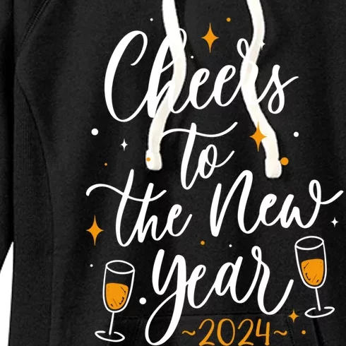 Cheers To The New Year New Year Gift Women's Fleece Hoodie