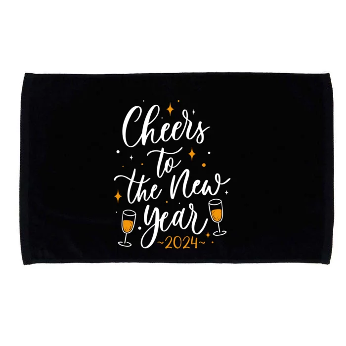 Cheers To The New Year New Year Gift Microfiber Hand Towel