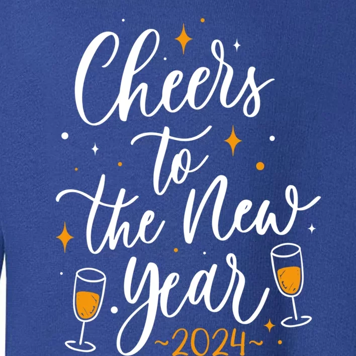 Cheers To The New Year New Year Gift Toddler Sweatshirt