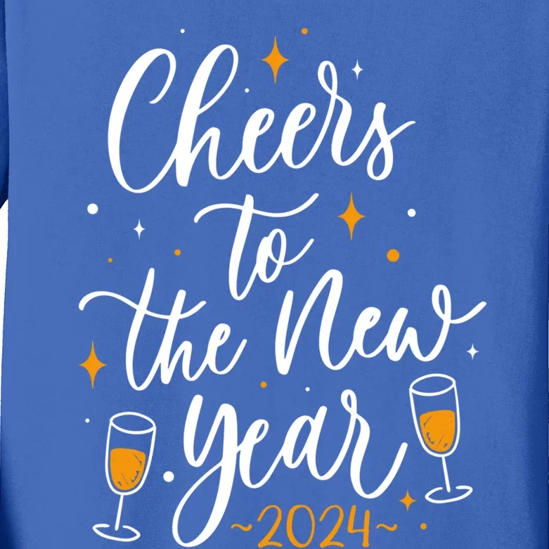 Cheers To The New Year New Year Gift Kids Long Sleeve Shirt