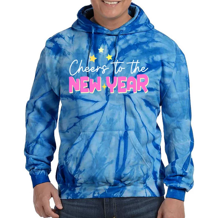 Cheers To The New Year Gift Tie Dye Hoodie