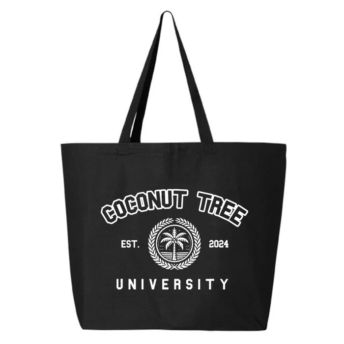 Coconut Tree University Coconut Tree Kamala Harris Meme 25L Jumbo Tote