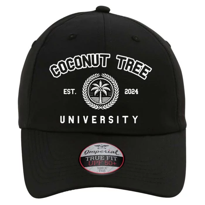 Coconut Tree University Coconut Tree Kamala Harris Meme The Original Performance Cap