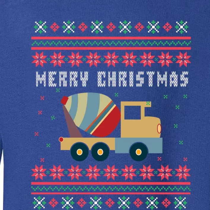 Cet Truck Ugly Christmas Gift Idea Gift Toddler Sweatshirt