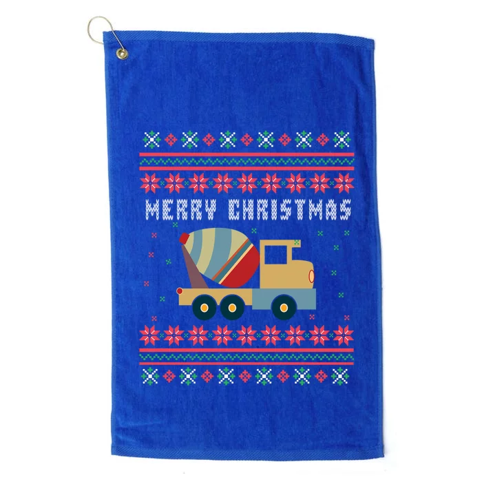 Cet Truck Ugly Christmas Gift Idea Gift Platinum Collection Golf Towel