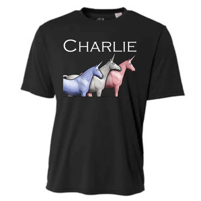 Charlie The Unicorns Shun Raglan Baseball Cooling Performance Crew T-Shirt