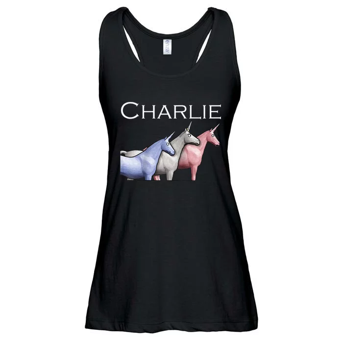 Charlie The Unicorns Shun Raglan Baseball Ladies Essential Flowy Tank