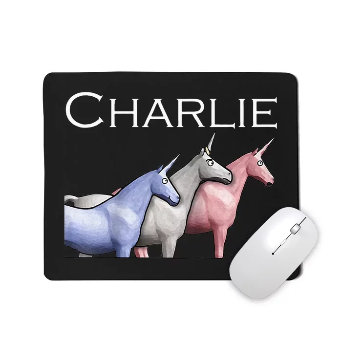 Charlie The Unicorns Shun Raglan Baseball Mousepad