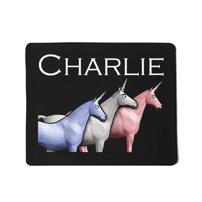 Charlie The Unicorns Shun Raglan Baseball Mousepad