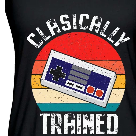 Classically Trained Video Gamer Gaming Ladies Essential Flowy Tank