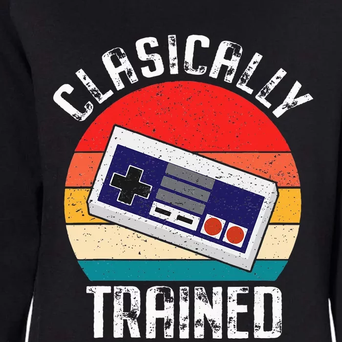 Classically Trained Video Gamer Gaming Womens California Wash Sweatshirt