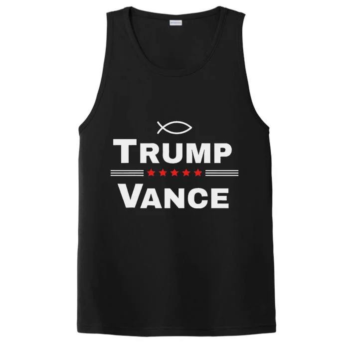 Christian Trump Vance 24 Campaign Performance Tank