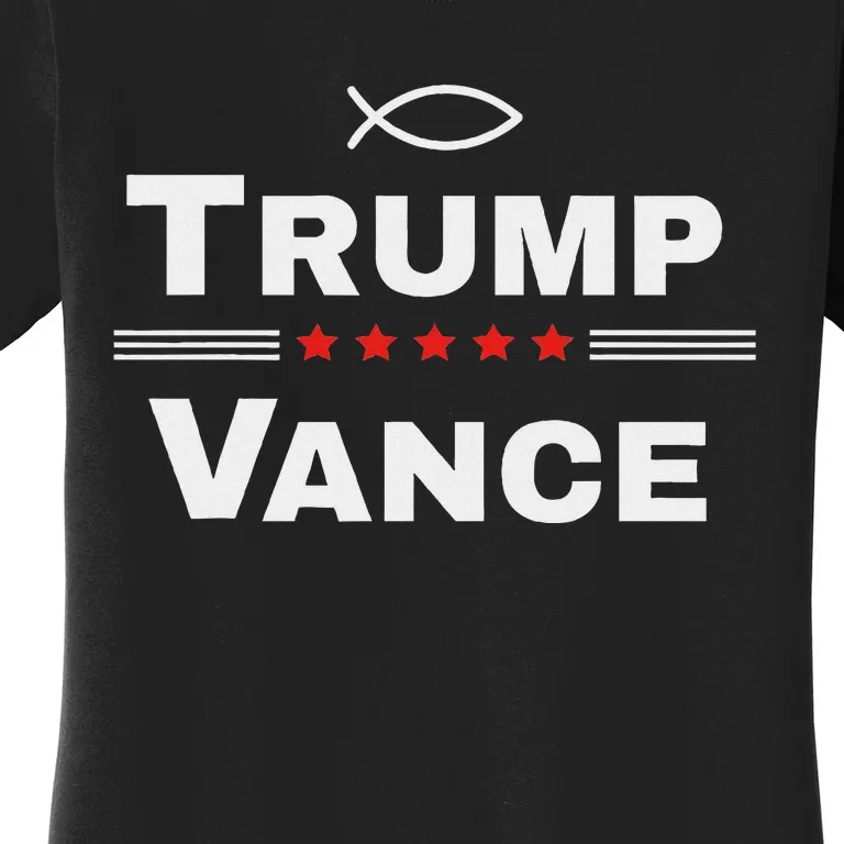 Christian Trump Vance 24 Campaign Women's T-Shirt