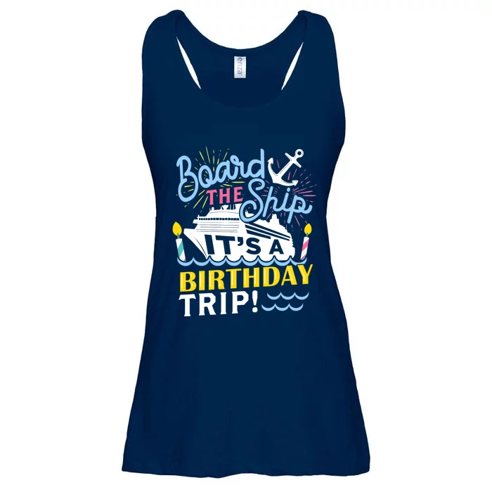 Cruise Trip Vacation Gift - Birthday Cruise Ladies Essential Flowy Tank