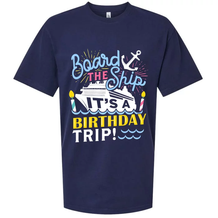 Cruise Trip Vacation Gift - Birthday Cruise Sueded Cloud Jersey T-Shirt