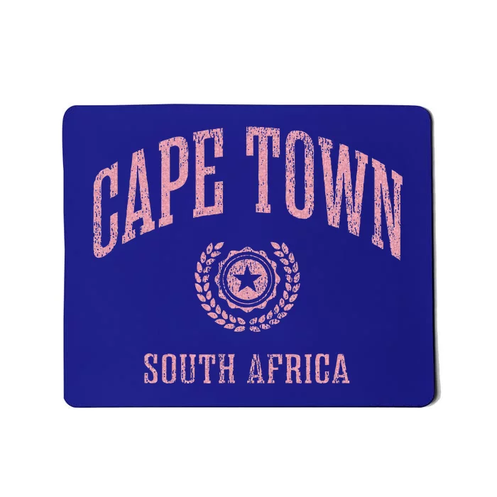 Cape Town Vintage College Sports Design Mousepad