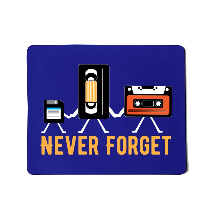 Cassette Tape Video Tape Floppy Disk We Will Never Forget Great Gift Mousepad