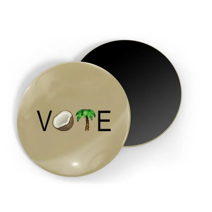 Coconut Tree Vote Funny Kamala Gift Magnet