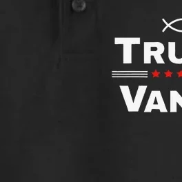 Christian Trump Vance 24 Campaign Dry Zone Grid Performance Polo