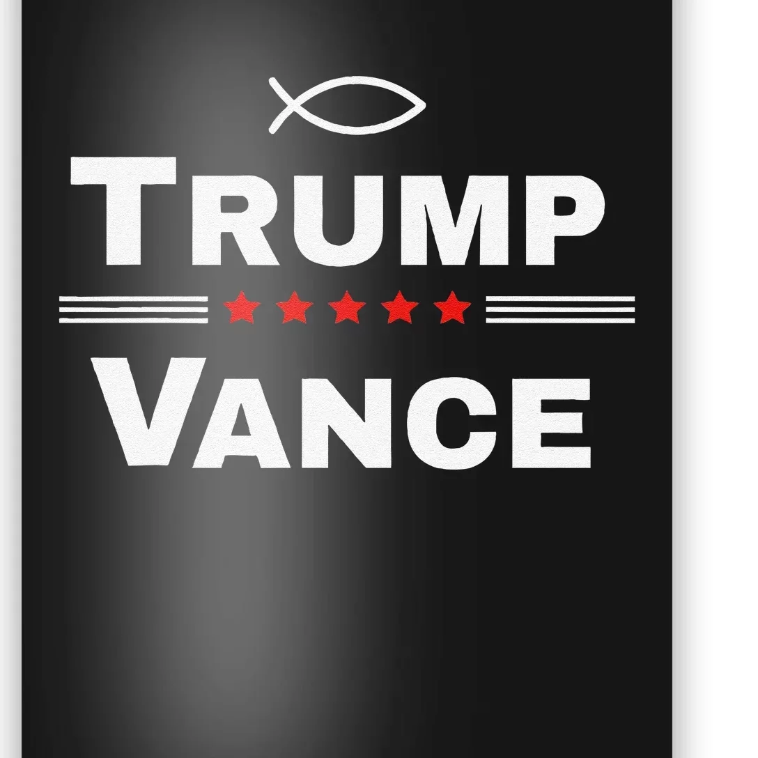 Christian Trump Vance 24 Campaign Poster