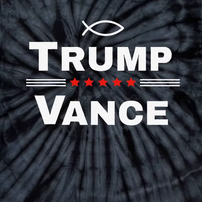 Christian Trump Vance 24 Campaign Tie-Dye T-Shirt