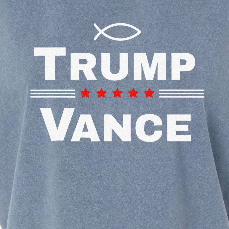 Christian Trump Vance 24 Campaign Garment-Dyed Women's Muscle Tee