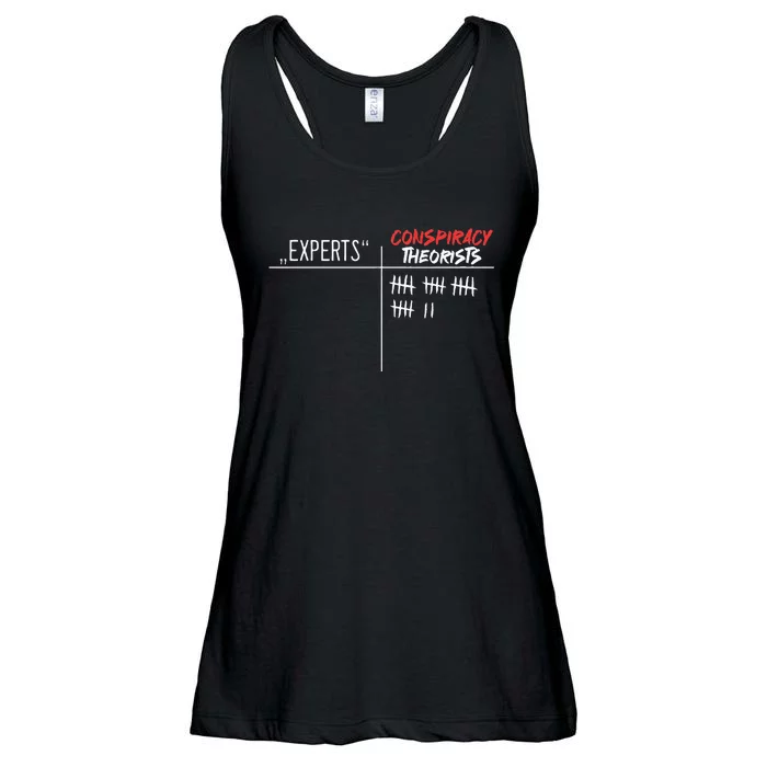 Conspiracy Theorist Vs. Experts Conspiracy Theory Ladies Essential Flowy Tank