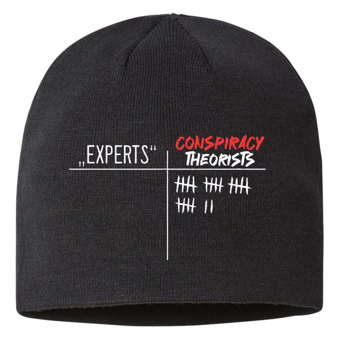 Conspiracy Theorist Vs. Experts Conspiracy Theory 8 1/2in Sustainable Knit Beanie