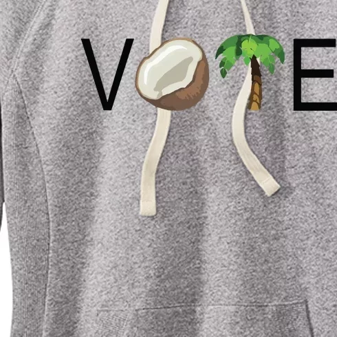 Coconut Tree Vote Funny Kamala Women's Fleece Hoodie