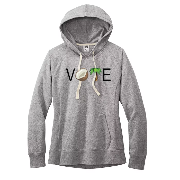 Coconut Tree Vote Funny Kamala Women's Fleece Hoodie