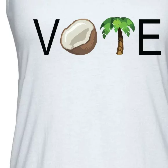 Coconut Tree Vote Funny Kamala Ladies Essential Flowy Tank