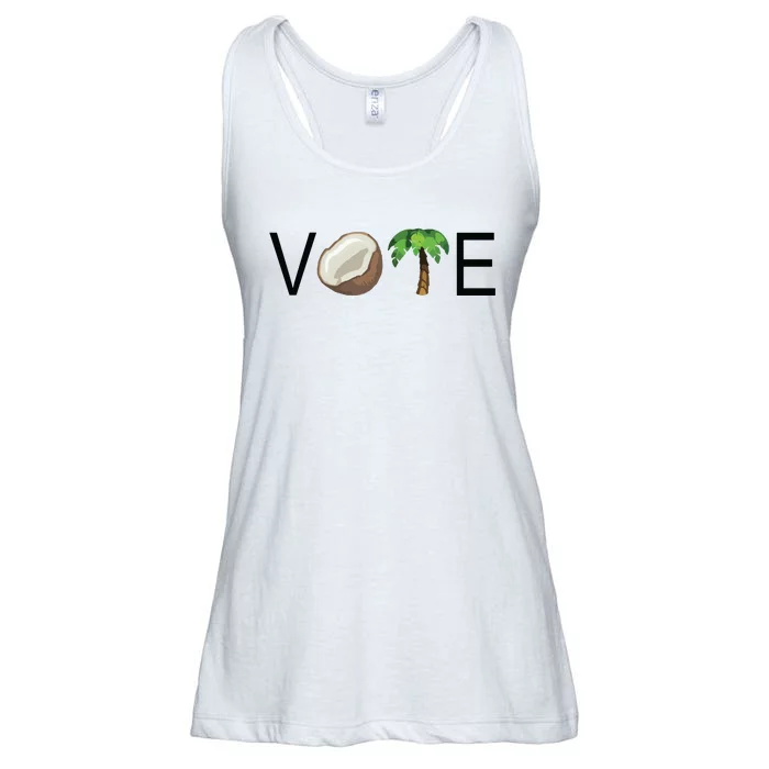 Coconut Tree Vote Funny Kamala Ladies Essential Flowy Tank