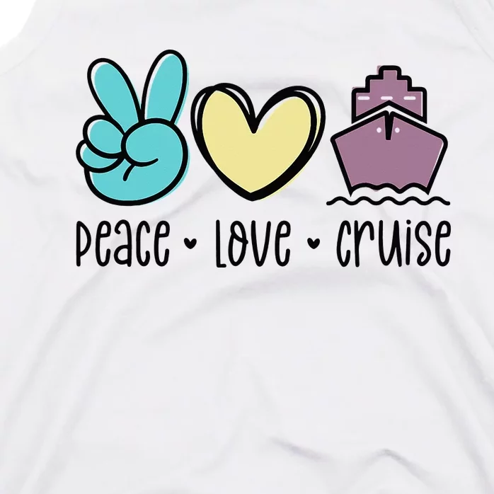 Cruise Trip Vacation Travel Girls Trip Cruising Tank Top