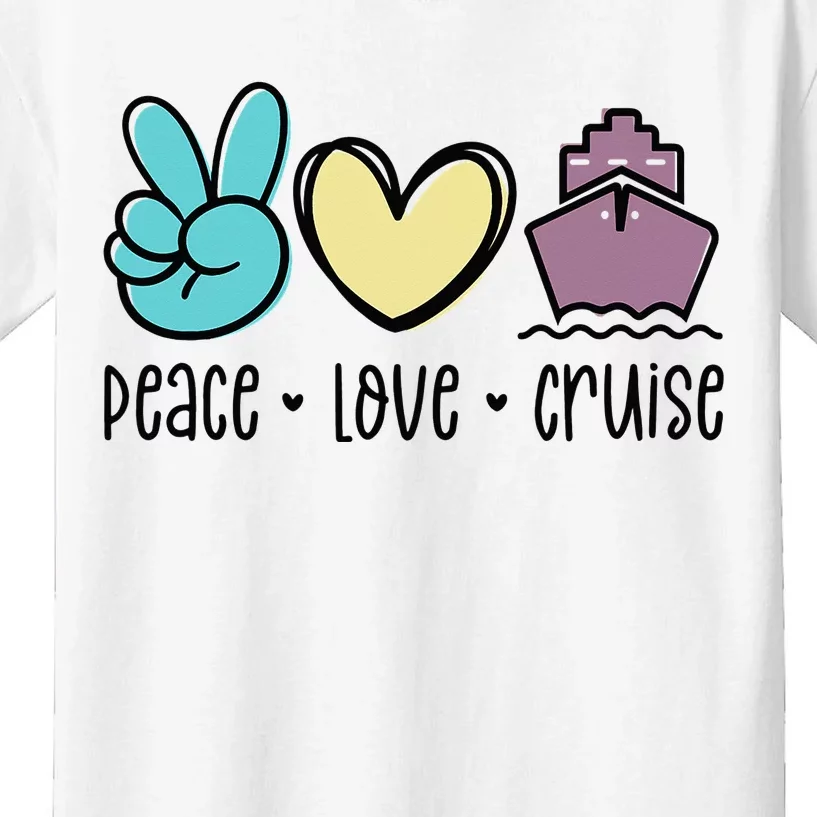 Cruise Trip Vacation Travel Girls Trip Cruising Kids T-Shirt