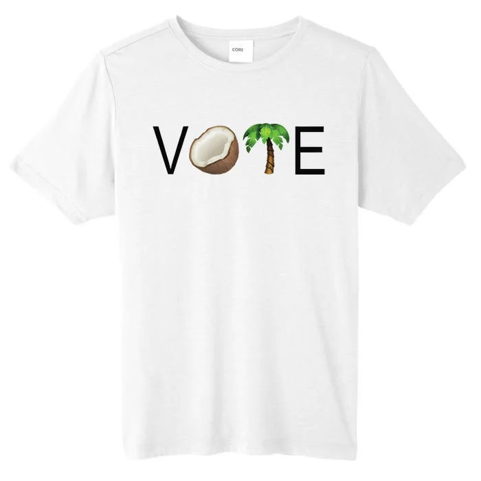 Coconut Tree Vote Funny Kamala ChromaSoft Performance T-Shirt