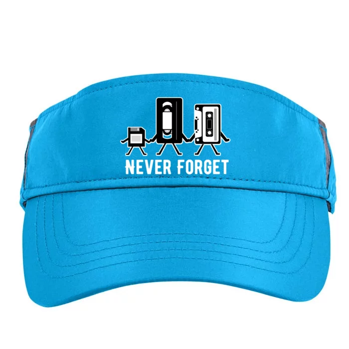 Cassette Tape Video Tape Floppy Disk We Will Never Forget Gift Adult Drive Performance Visor