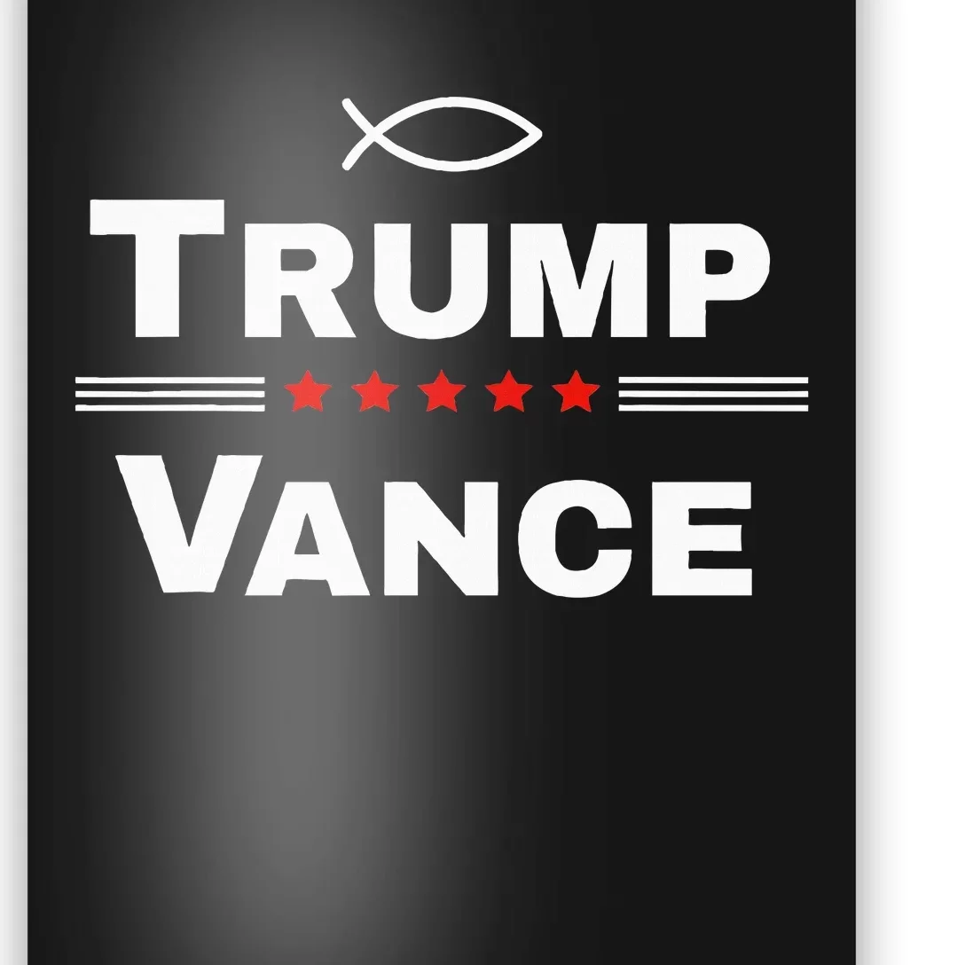 Christian Trump Vance 24 Campaign Poster