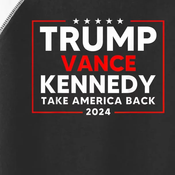 Checkmate Trump Vance Kennedy Take America Healthy Again Toddler Fine Jersey T-Shirt