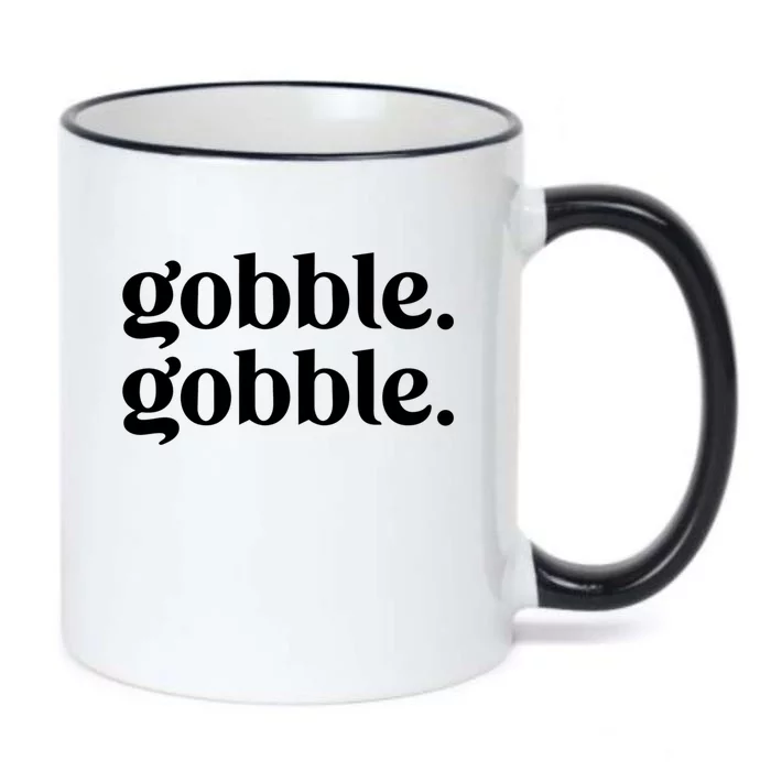 Celebrate Thanksgiving With This Funny Gobble Gobble Fall De Gift Black Color Changing Mug