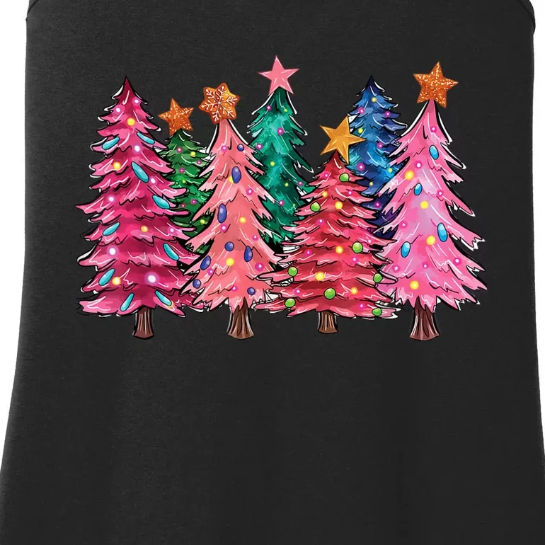 Christmas Tree With Led Light Pine Tree Xmas Light Camping Ladies Essential Tank