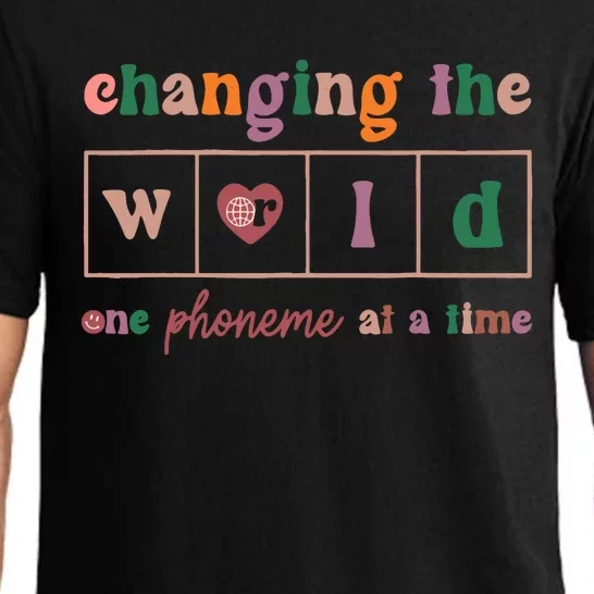 Changing The World One Phoneme At A Time Phonics Teacher Pajama Set