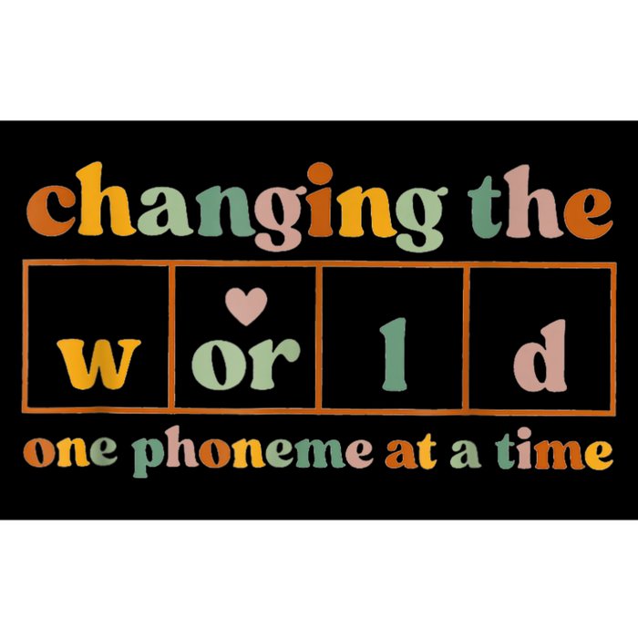 Changing The World One Phoneme At A Time Bumper Sticker