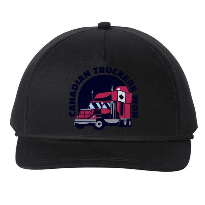 Canadian Truckers Won Freedom Convoy Snapback Five-Panel Rope Hat