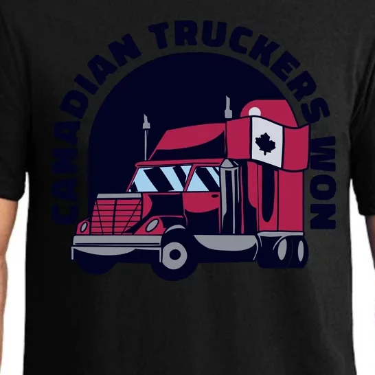 Canadian Truckers Won Freedom Convoy Pajama Set