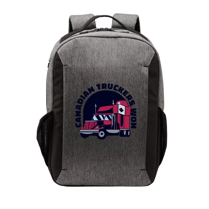 Canadian Truckers Won Freedom Convoy Vector Backpack