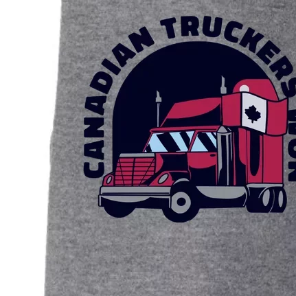 Canadian Truckers Won Freedom Convoy Doggie 3-End Fleece Hoodie